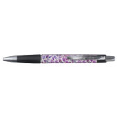 Paarse Bladeren Pen (Achterkant)
