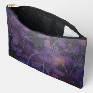 Paarse bladgloed etui