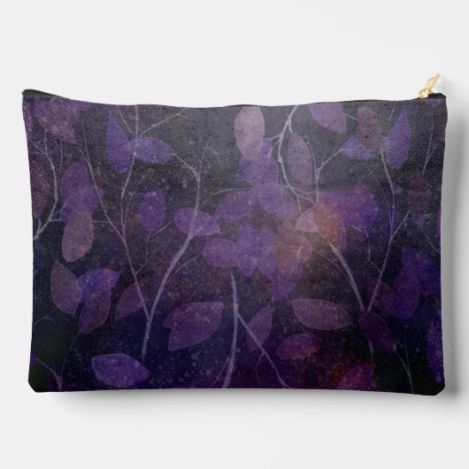 Paarse bladgloed etui (Achterkant)