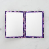 Paarse blanco kaart (Binnen)