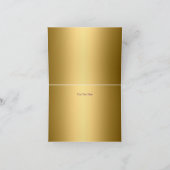 Paarse blauw en gouden maskers maskerade dank u ka bedankkaart (Binnen)