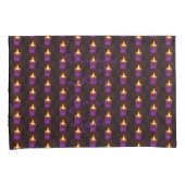 Paarse blauw kaarsen kaarslicht Romantisch Kussensloop (Voorkant-Rechts)