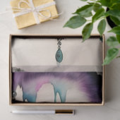 Paarse Blauw Mooie Gothic Performer Decoupage Tissuepapier (Geschenk)