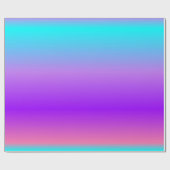 Paarse blauw ombre cadeaupapier (Vlak)