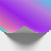 Paarse blauw ombre cadeaupapier (Hoek)