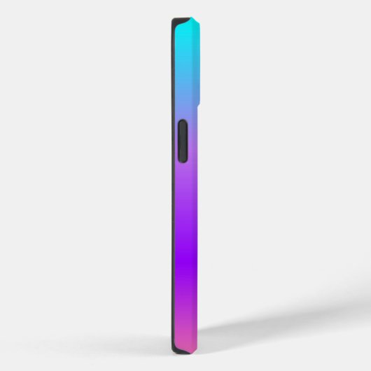 Paarse blauw ombre Case-Mate iPhone case (Achterkant / Rechts)