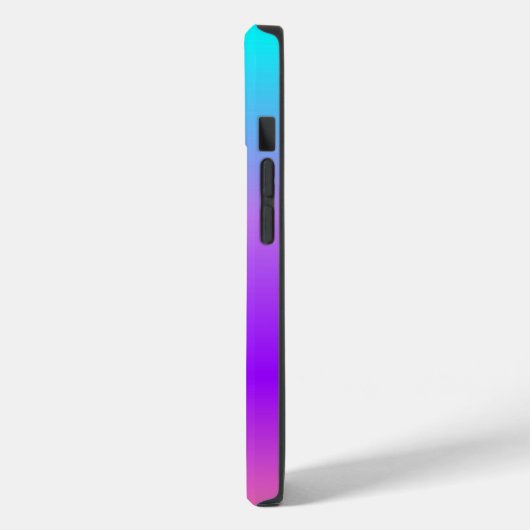 Paarse blauw ombre Case-Mate iPhone case (Achterkant / Links)