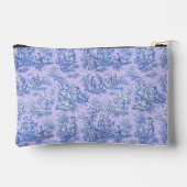  paarse blauw Toile de Jouy afgedrukt Etui (Achterkant)