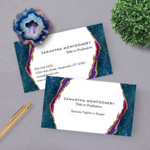 Paarse Blauwe Aqua Gouden Aders Agaat Professionel