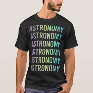 Paarse Blauwe Astronomie T-shirt