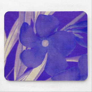 Paarse Blauwe Bloem Mousepad Muismat