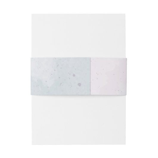 paarse blauwe bloemen botanische bruiloft uitnodigingen wikkel (Achterkant Voorbeeld)