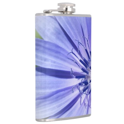 paarse blauwe cichorei heupfles (Rechts)