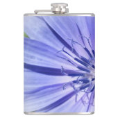 paarse blauwe cichorei heupfles (Voorkant)