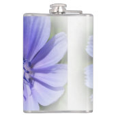 paarse blauwe cichorei heupfles (Achterkant)