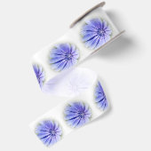 paarse blauwe cichorei satijnen lint (Achterkant)