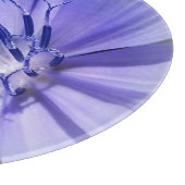 paarse blauwe cichorei snijplank (Hoek)