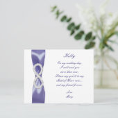 Paarse blauwe diamant oneindig gemaakt van edelach (Staand voorkant)