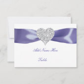 Paarse blauwe diamantkaart kaart (Voorkant)