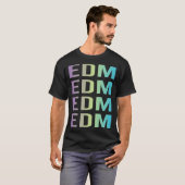 Paarse Blauwe EDM T-shirt (Voorkant volledig)