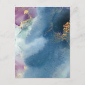 Paarse, Blauwe en Blauwgroen, Mystic Garden Detail Informatiekaartje (Achterkant)