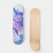 Paarse, blauwe en Blauwgroen persklare langwerpbor Skateboard (Voorkant)