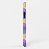 Paarse, blauwe en gele driehoeken Case-Mate iPhone case (Achterkant/rechts)