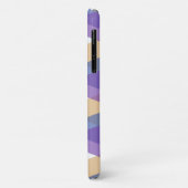 Paarse, blauwe en gele driehoeken Case-Mate iPhone case (Achterkant/links)