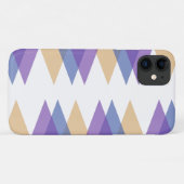 Paarse, blauwe en gele driehoeken Case-Mate iPhone case (Achterkant (horizontaal))