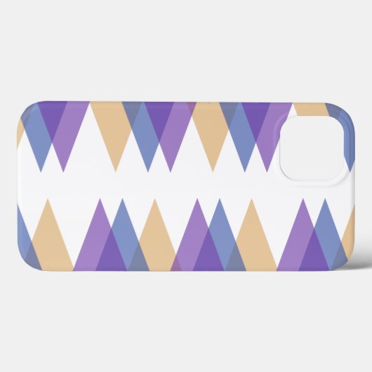 Paarse, blauwe en gele driehoeken Hoesje-Mate iPho Case-Mate iPhone Case (Achterkant (horizontaal))