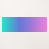 Paarse blauwe en groene achtergrond yogamat (Voorkant (horizontaal))