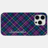 Paarse, blauwe en groene plaid Case-Mate iPhone case (Achterkant (horizontaal))
