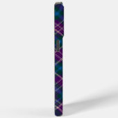 Paarse, blauwe en groene plaid Case-Mate iPhone case (Achterkant / Rechts)