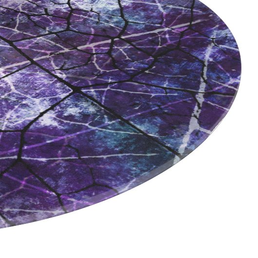 Paarse, blauwe en rode kraakbedekking snijplank (Hoek)