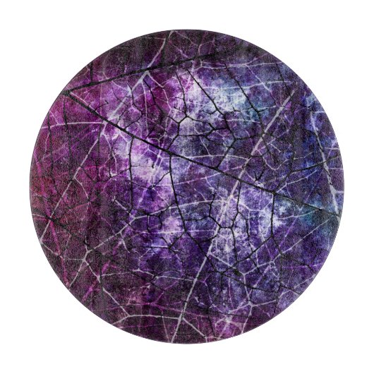 Paarse, blauwe en rode kraakbedekking snijplank (Voorkant)