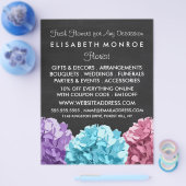 Paarse, blauwe en roze brandkranen flyer (Enkel)