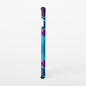 Paarse, blauwe, gemarmerde galaxy Agate & Silver G Samsung Galaxy Hoesje (Rechterkant)