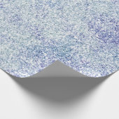Paarse blauwe glitter cadeaupapier (Hoek)
