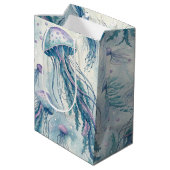 PAARSE & BLAUWE GOLVENDE KWAL MEDIUM CADEAUZAKJE (Achterkant Gekanteld)