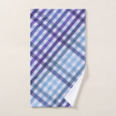 Paarse Blauwe Groene Abstracte Controle van de Wat Bad Handdoek (Handdoek)