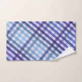 Paarse Blauwe Groene Abstracte Controle van de Wat Bad Handdoek (Handdoek)