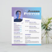 Paarse Blauwe Hervat (Sjabloon)