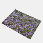Paarse blauwe jakanabloem deurmat (Schuin)