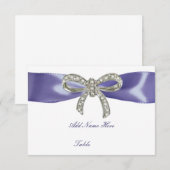 Paarse blauwe kaart voor Ruitbus (Voorkant / Achterkant)