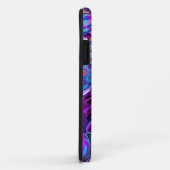 Paarse, blauwe, kleurrijke bubbels Abstract modern Case-Mate iPhone Case (Achterkant/rechts)