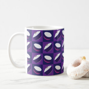 Paarse Blauwe Kookkom Keuken Koffiemok