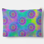 Paarse Blauwe Mandala Patroon Boho Etui (Achterkant)