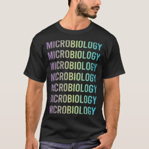 Paarse Blauwe Microbiologie Microbioloog T-shirt