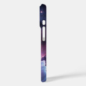 Paarse-blauwe nevel met sterren Case-Mate iPhone case (Achterkant / Links)