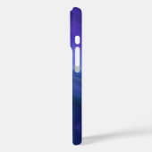 Paarse blauwe ombre gradiënt Case-Mate iPhone case (Achterkant / Links)